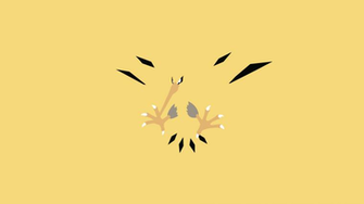 Minimalistic Wallpaper Zapdos By Mardgeert On
