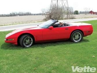 Chevy Corvette Convertible Left Side