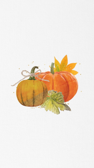Aesthetic Autumn Pumpkin iPhone Wallpaper