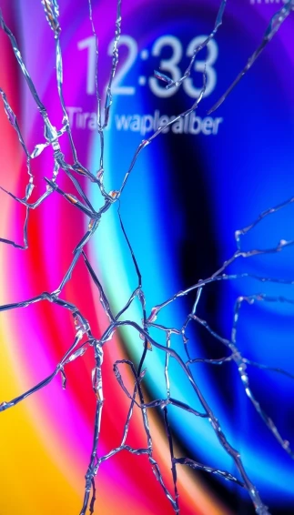 Broken Phone Screen Wallpaper