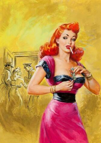 Pin Up Cover Wallpaper Pinup Detective July