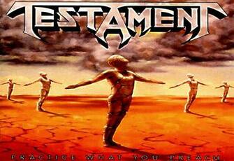 Testament Thrash Metal Heavy Album Art Cover Dark H