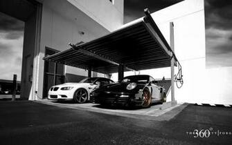 Bmw M3 And Porsche Tt HD Widescreen Wallpaper
