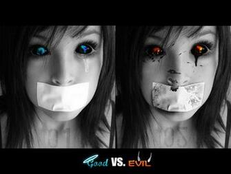 Good Vs Evil Wallpaper By Ashp9