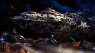 Wallpaper Space Planet Ship Spaceship 4k Ultra