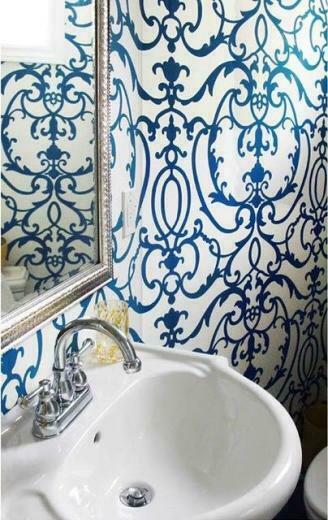 French Blue Wallpaper Navy Adorati