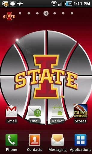Iowa State Cyclones Revolving Wallpaper App With The Background