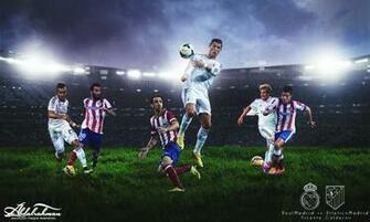 Wallpaper Real Madrid Vs Atletico By Designer