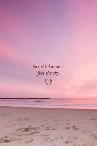 Wallpaper Quote About The Sea Sunset Captions For Instagram