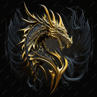 Gold Dragon Wallpaper