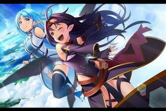Konachan 2girls Aqua Eyes Hair Blush Clouds