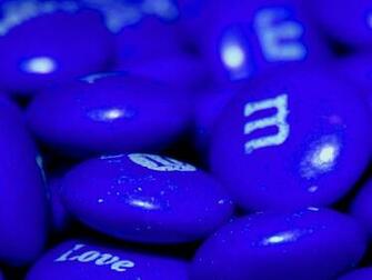 Blue Chocolate Candy Wallpaper