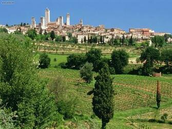 Known Places San Gimignano Tuscany Italy Picture Nr
