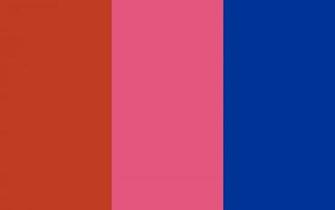 Dark Pastel Red Pink And Powder Blue Three Color Background