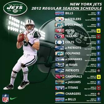 New York Jets Schedule By Sa9273
