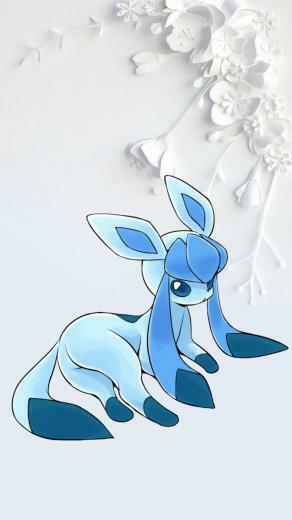 Glaceon Wallpaper Evolu O De Eevee Pokemon Jigglypuff