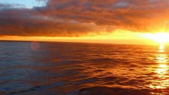 Ocean Sunset Wallpaper