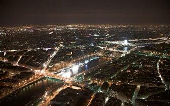 Paris City Night Light Wallpaper