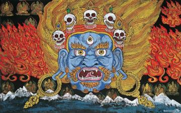 Wallpaper Art Tibetan Thangka Painting