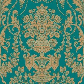The Wallpaper Studio Blue Strippable Vinyl Prepasted Classic