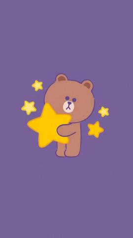 Aekkalisa On Line Friends Bg Cute Cartoon Wallpaper