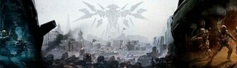 Halo Guardians Triple Screen Wallpaper