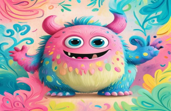 Cute Monster Wallpaper