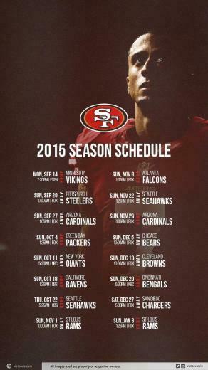 49ers Schedule Mobile Wallpaper Niners Nation