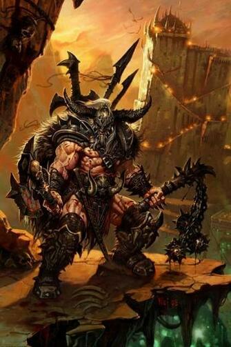 Diablo Iii Barbarian Wallpaper iPhone