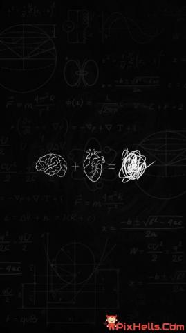 Brain With Heart Pixhells Wallpaper Mobil