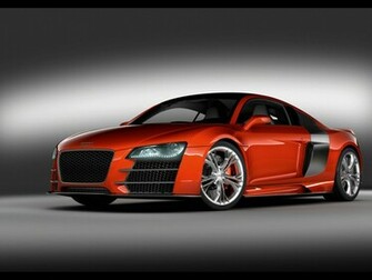 Cool Red Audi Sports Car Desktop HD Wallpaper
