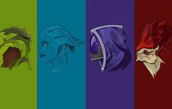Wallpaper Mass Effect Drill Vas Normandy Fan Art Thane Krios