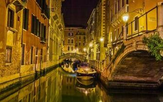 Venice At Night Wallpaper On