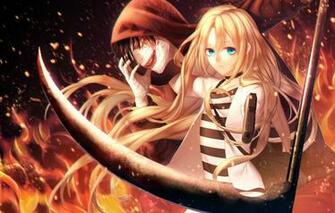Wallpaper Fire Satsuriku No Tenshi Isaac Foster Rachel Gardner