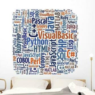 Amazon Wallmonkeys Word Cloud Programming Languages Or It