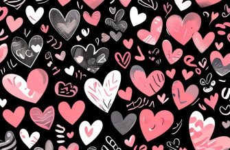 Cute Black And Pink Wallpaper