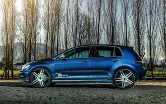 Volkswagen Golf R Wallpaper Tuning Blue