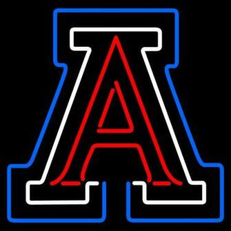 Arizona Wildcats Logo Team Neon