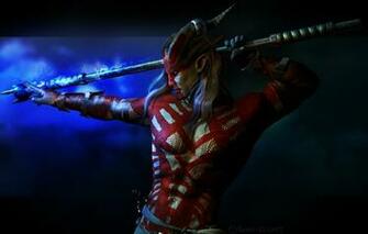Wallpaper Horns Male Staff Coloring Dragon Age Inquisition