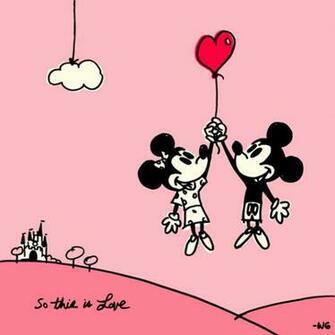 Our Mickey Minnie So This Is Love Wallpaper Disney