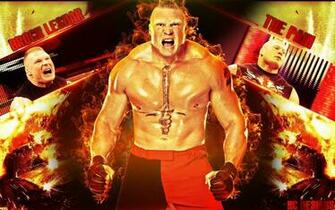 Wwe Summerslam John Cena Vs Brock Lesnar Wallpaper