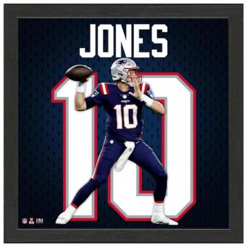 Mac Jones New England Patriots Highland Mint X Impact