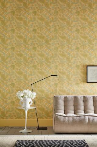 Buy Pomegranate Citron Paisley Wallpaper Little Greene