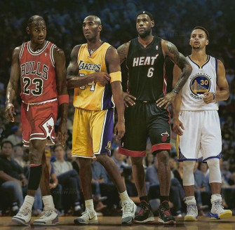 Jordan Bryant James Curry Kobe Lebron
