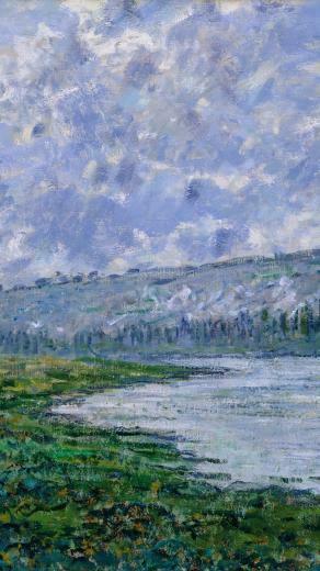 Wallpaper Claude Monet The Seine At Vetheuil