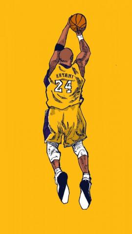Kobe Bryant Black Mamba Wallpaper Yellow