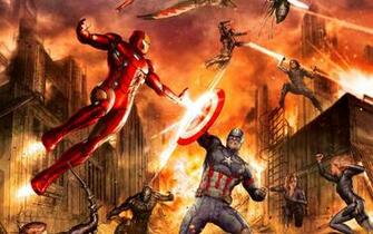 Captain America Civil War Marvel Superhero Action Fighting 1cacw