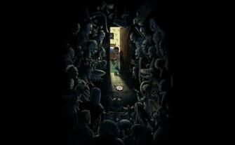 Monsters Hiding In The Closet HD Wallpaper Scary