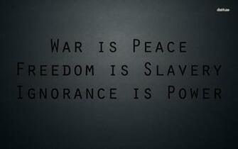 War Dom And Ignorance Wallpaper Quote