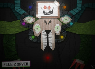 Paper Undertale Flowey By Thecomoosenist